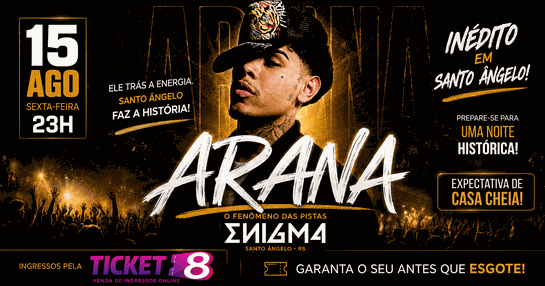 DJ ARANA em Santo Ângelo na Enigma