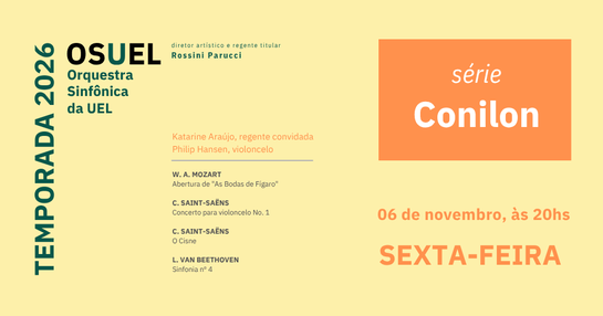 06 DE NOVEMBRO 2026 - SEXTA - SÉRIE CONILON