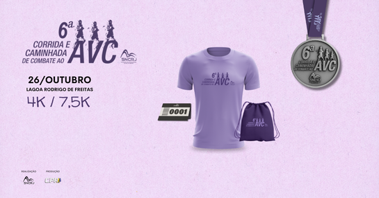 CORRIDA E CAMINHADA DE COMBATE AO AVC