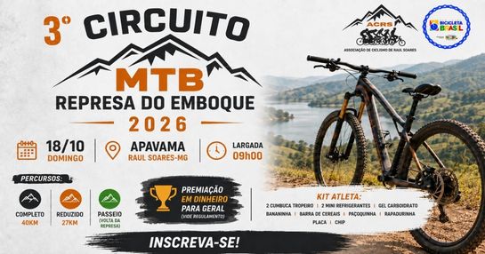 3º CIRCUITO MTB REPRESA DO EMBOQUE 2026