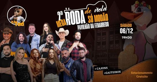 2ª MEGA RODA DE VIOLA - SÓ MODÃO