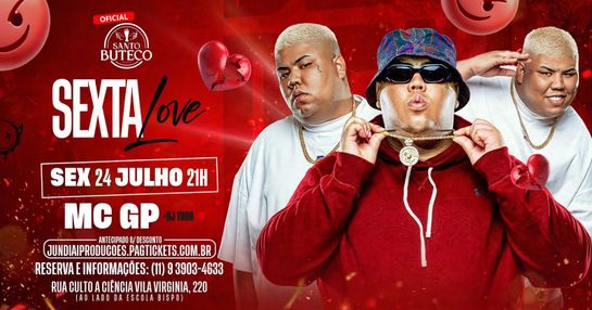 SEXTA LOVE MC GP | (Pela 1° Vez no Santo Buteco)