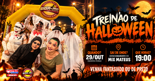 TREINÃO DE HALLOWEEN
