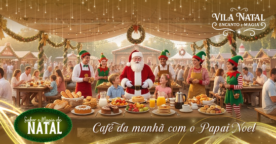 VILA NATAL ENCANTO E MAGIA - CAFÉ COM O PAPAI NOEL - 24/10/2026