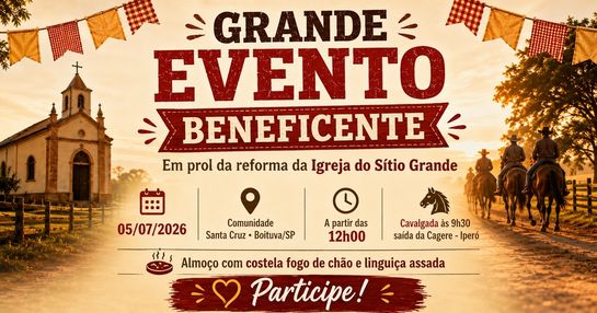 2ª COSTELA FOGO DE CHÃO da COMUNIDADE SANTA CRUZ - BOITUVA