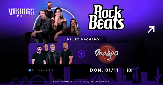 01/11 DOMINGO -  BANDA ROCK BEATS + BANDA MAGOO