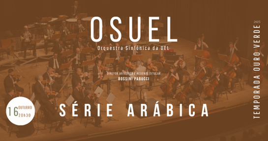 16 DE OUTUBRO - QUINTA-FEIRA - SÉRIE ARÁBICA