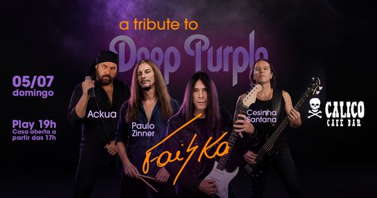 FAISKA TRIBUTO DEEP PURPLE CÁLICO BAR SOROCABA-SP