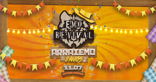 ArraiEmo Revival • Show ao Vivo LINKIN PARK LEGACY • Aniversário 8 Anos • Sábado, 11/07/26 no Estação Marquês em São Paulo!