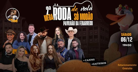 2ª MEGA RODA DE VIOLA - SÓ MODÃO