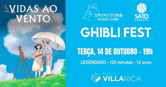 GHIBLI FEST - VIDAS AO VENTO