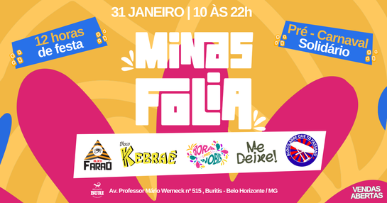 Pré Carnaval Minas Folia 2026