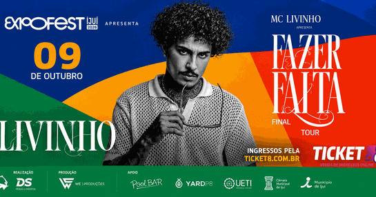 "LIVINHO - VAI FAZER FALTA" na Expofest 2026