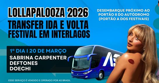 Transporte Lollapalooza | 20/03 - São Paulo