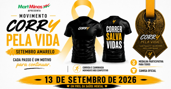 MOVIMENTO - CORRY pela vida  -  Em pról da saúde mental