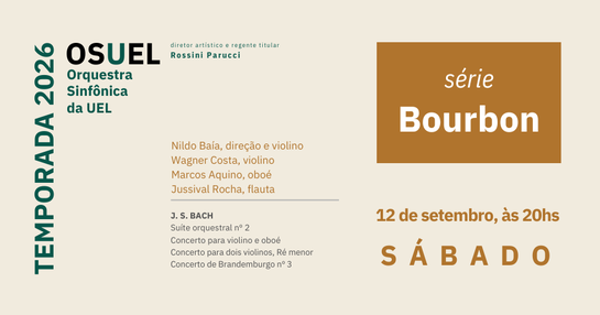 12 DE SETEMBRO 2026 - SÁBADO - SÉRIE BOURBON