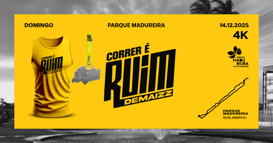 "CORRER É RUIM DEMAIZZ"
