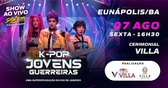 JOVENS GUERREIRAS NO TEATRO - EUNÁPOLIS