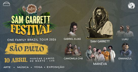 Sam Garrett Festival - São Paulo - 10 de Abril - One Family Tour Brazil 2026
