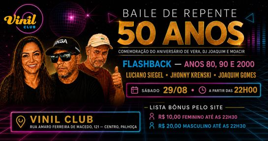 DE REPENTE 50 ANOS BAILE