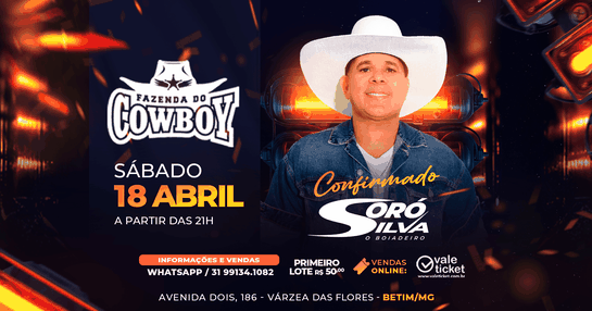 SORÓ SILVA NA FAZENDA DO COWBOY