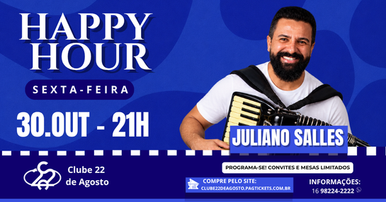 HAPPY HOUR -  JULIANO SALLES 30/10