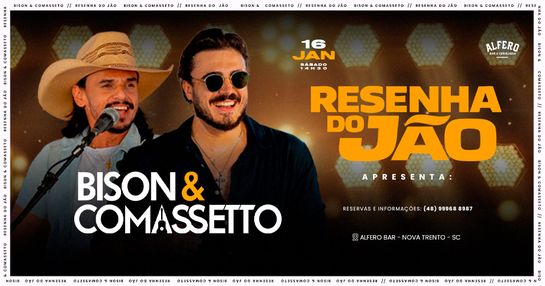 RESENHA DO JÃO - BISON E COMASSETTO