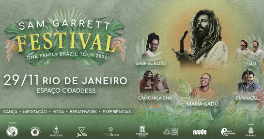 Sam Garrett Festival - Rio de Janeiro - 29 de Novembro - One Family Tour Brazil 2026