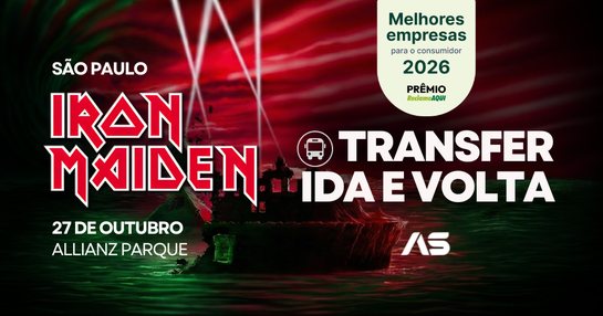25/10 - Transporte Iron Maiden | São Paulo - AS BRASIL