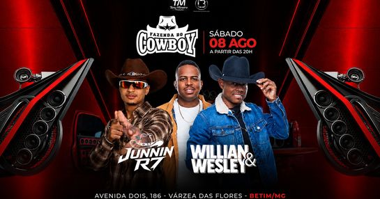 JUNNIN R7 NA FAZENDA DO COWBOY