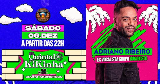Quintal do Kikinha com Show do Adriano Ribeiro ex Vocalista do BOM GOSTO