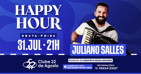 HAPPY HOUR -  JULIANO SALLES 31/07