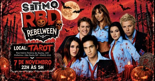 SÉTIMO RBD - A FESTA - #REBELWEEN 07 DE NOVEMBRO DE 2026