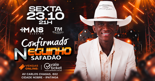 NEGUINHO SAFADÃO EM IPATINGA