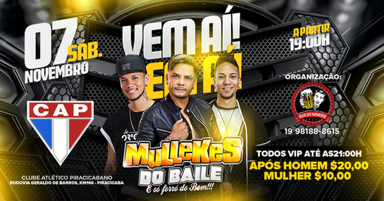 MULLEKES DO BAILE EM PIRACICABA