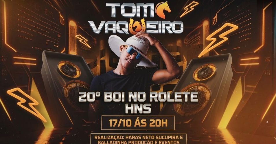 20° Boi no Rolete Hns com Tom Vaqueiro