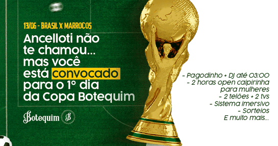 Copa Botequim - 1º Jogo - 13/06