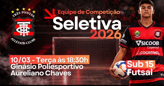 Seletiva TAC Futsal Sub-15 – Temporada 2026