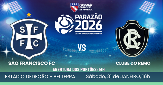 SÃO FRANCISCO X CLUBE DO REMO