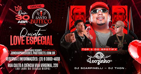 QUINTA VÉSPERA DE FERIADO | MC LEOZINHO ZS | DJ THON | DJ SCARPINELLI