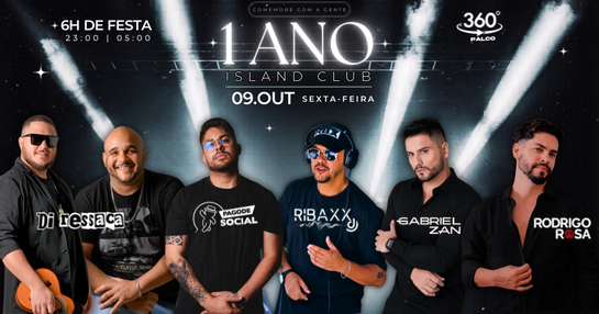 1 ano de Island - Comemore com a gente