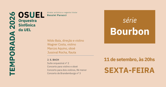11 DE SETEMBRO 2026 - SEXTA - SÉRIE BOURBON