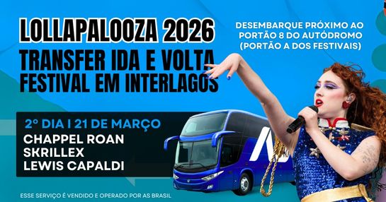 Transporte Lollapalooza | 21/03 - São Paulo