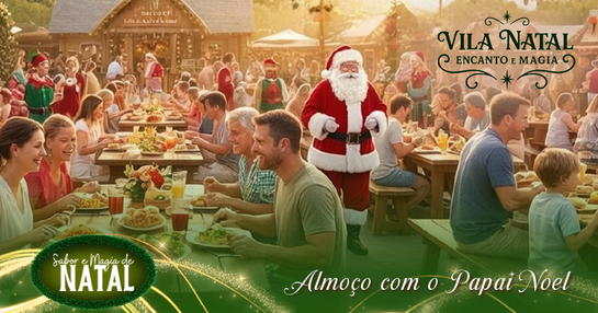VILA NATAL ENCANTO E MAGIA - ALMOÇO COM O PAPAI NOEL - 24/10/2026