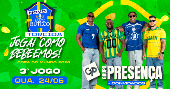 Quarta-Feira 3° JOGO DA COPA c/ PRESENÇA & Convidados (Cópia) (Cópia)
