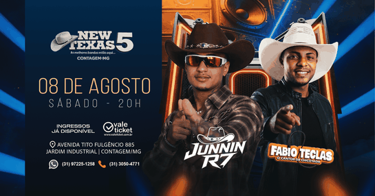 JUNNIN R7 E FÁBIO TECLAS NO NEW TEXAS 5