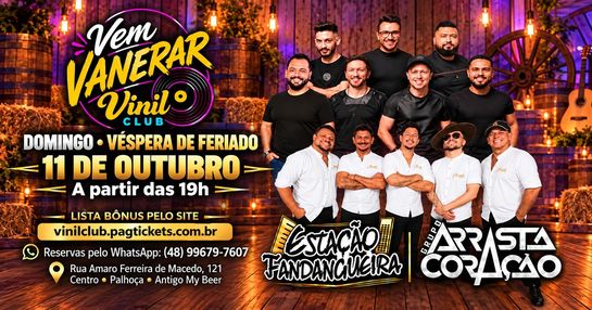 VEM VANERAR ESTAÇÃO FANDANGUEIRA e ARRASTA CORAÇÃO