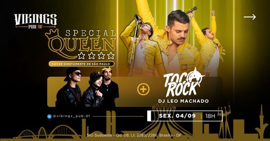 04/09 SEXTA - SPECIAL QUEEN COVER (sp) + BANDA TOCA ROCK (GYN)