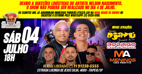 BANDA DJAVÚ + RODRIGO CAPA DE REVISTA + MENINOS DO AGITO