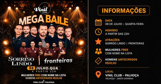 MEGA BAILE  SORRISO LINDO E FRONTEIRAS